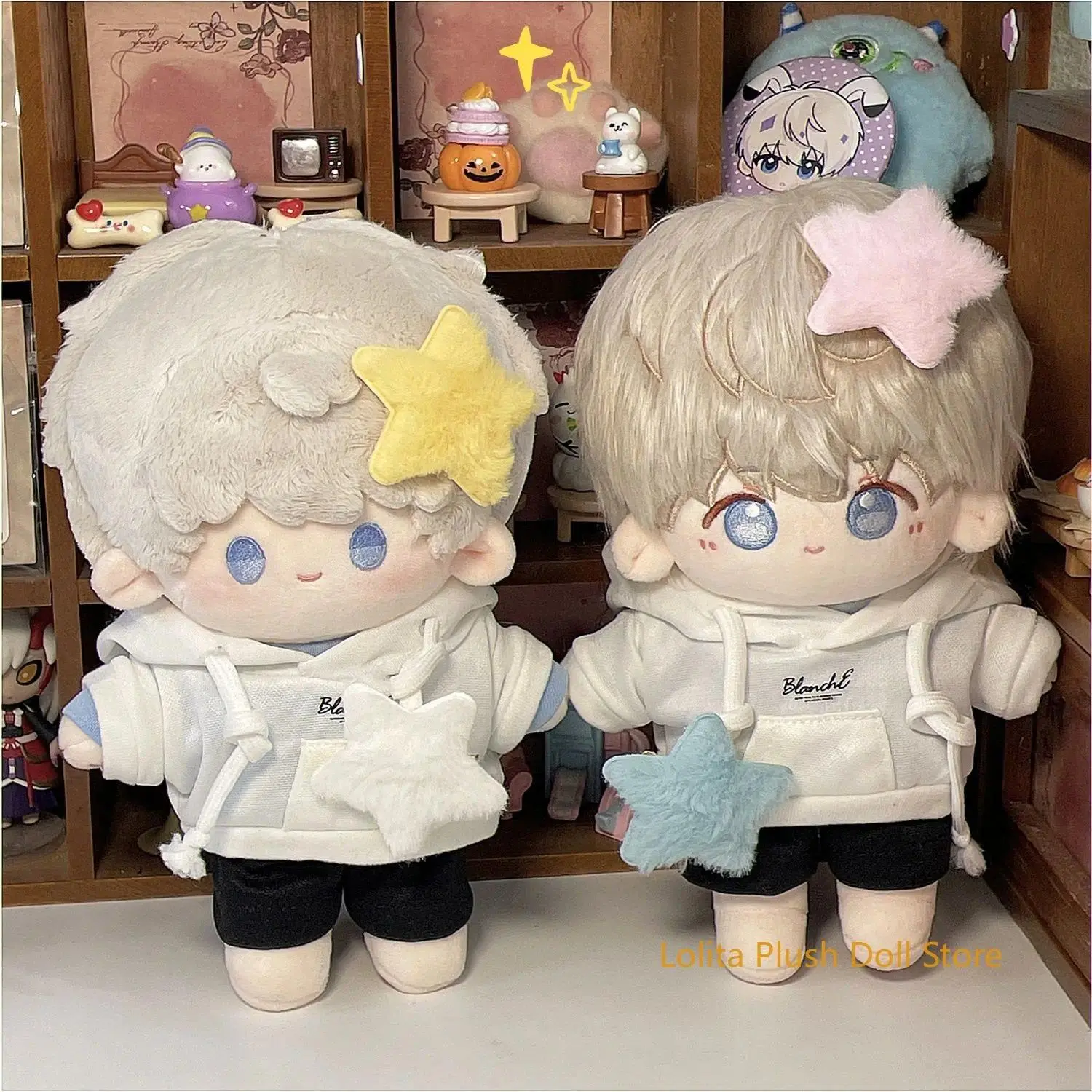 20cm Love And Deepspace Xavier Anime Plush Doll Clothing Clothes Outfits Dress up Cosplay Replaceable Anime Gift