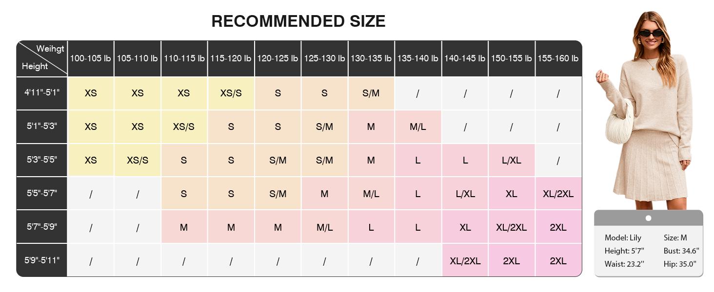 Tankaneo Womens Skirt 2 Piece Sweater Set Long Sleeve Crewneck Sweaters Pleated Mini Skirt Knit Lounge Sets