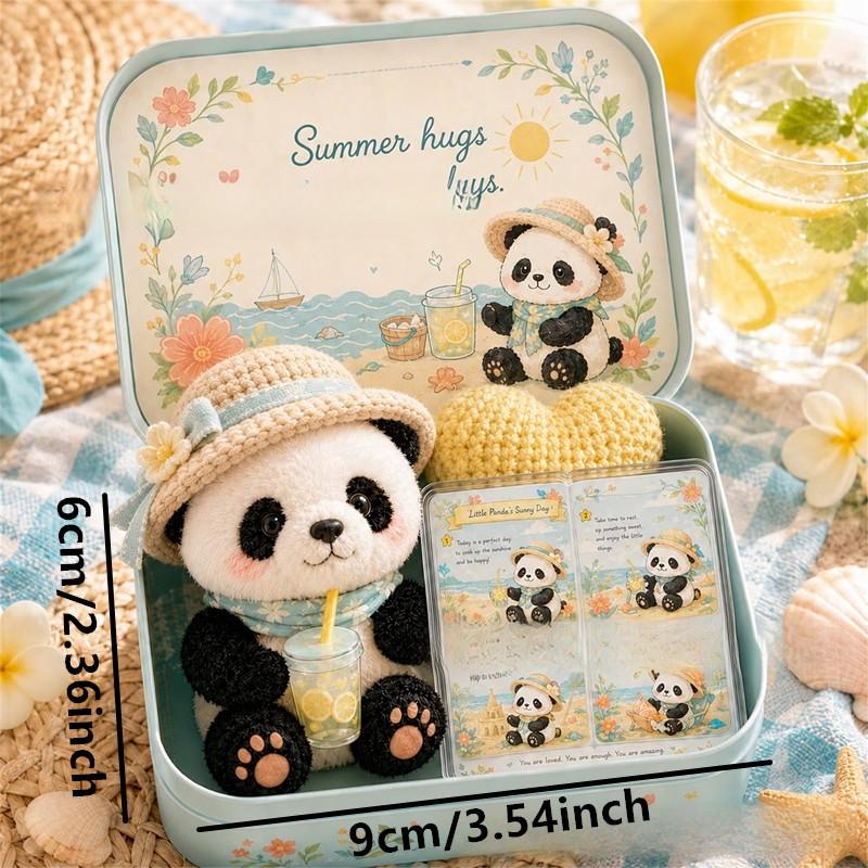 Fashionable Portable Personalized Creative New Hug Plush Keepsake Tin, Pocket Memorial Iron Box Gift, Unique Souvenir Container
