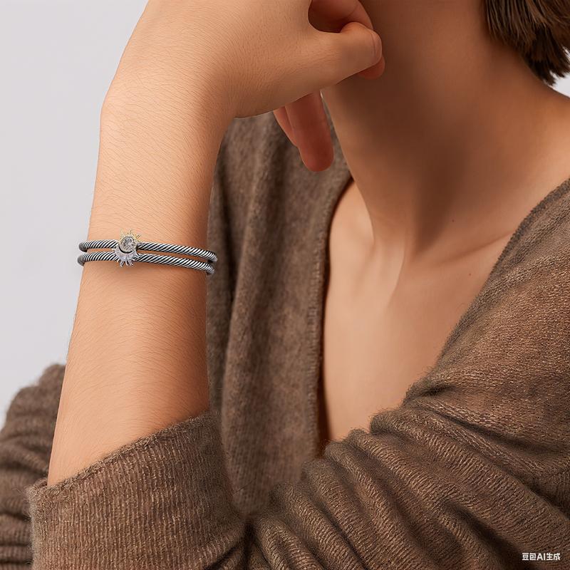 Mother Daughter Gift, Friendship Style | Aprilery Sun Moon Bracelet Set Stackable Bracelet for Women Sparkling Gold Sun Ring/Moon Bracelet Bracelet Matching Bracelet