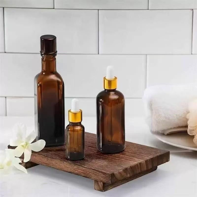 1 Pc Wooden Tray Organizer – Rectangular wood display tray for bathroom, vanity or tabletop. Perfect for holding vases, candles and essentials, stylish storage board for home décor and organization.