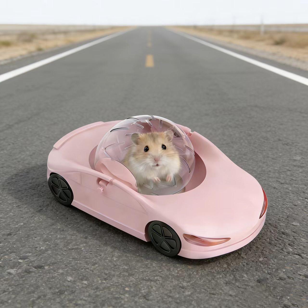 Large Hamster Exercise Wheel Ball Toy, Durable Hamster Roller, Suitable for Small Pet Cages, Promotes Exercise and Entertainment