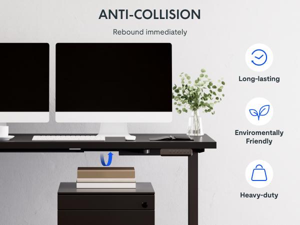 【TikTokShopBlackFriday】【Two Package Shipping】FLEXISPOT L-Shaped Standing Desk, Electric Height Adjustable Desk, Sit Stand Large Corner Desk, Memory Preset Controller, Modern Design