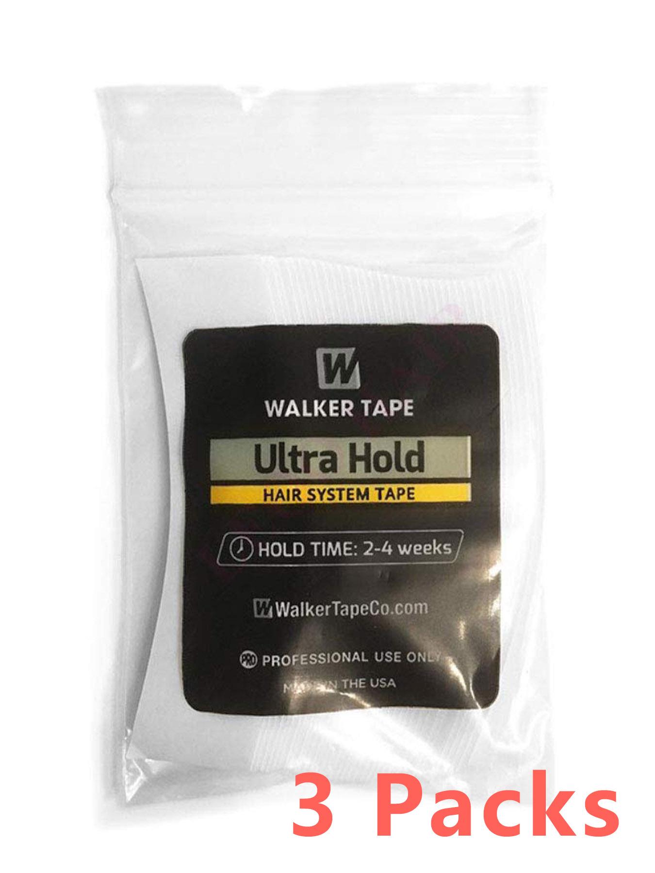 36PCS Double Sided Hair Tape Sticker Strip Adhesive Holder Waterproof for Human Hair Men & Women Toupee Tape Lace Wig Hair System Replacement Extension