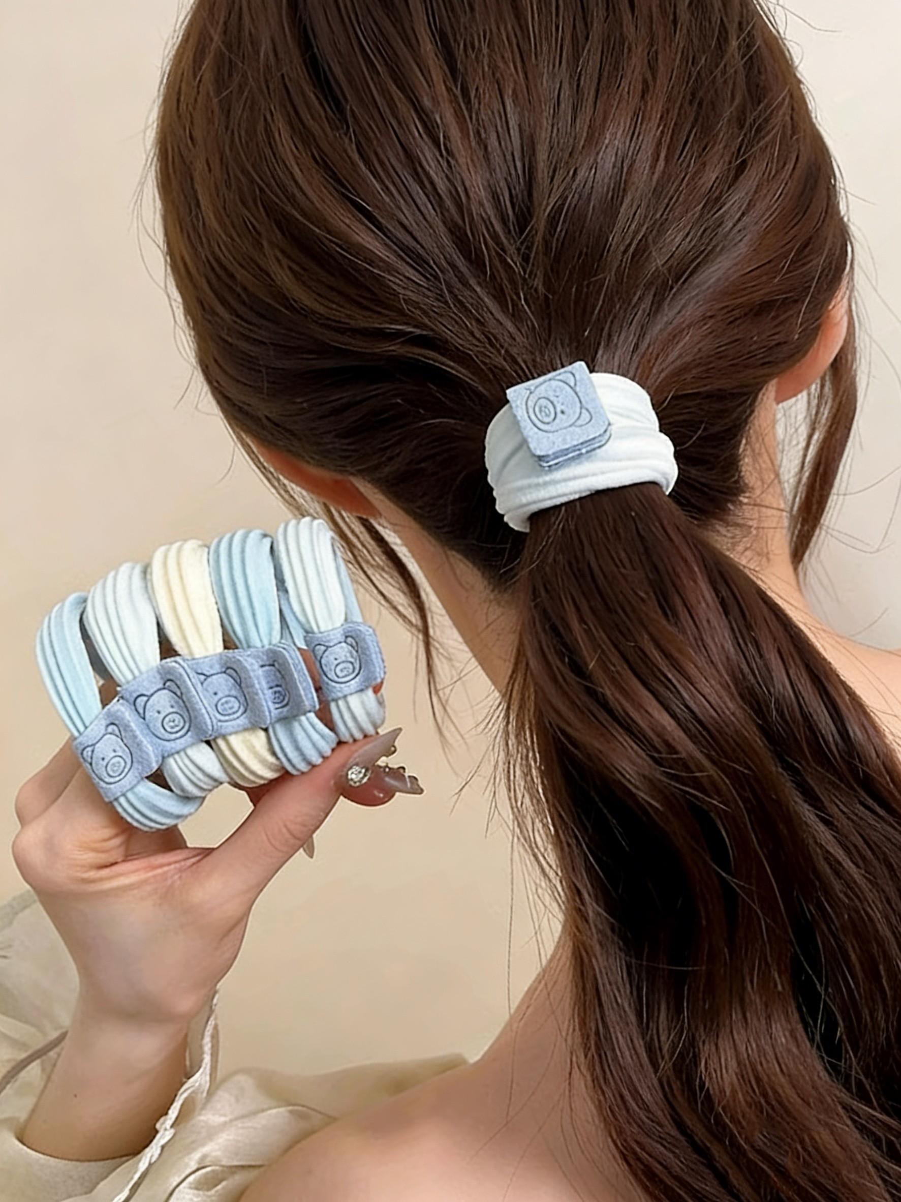 15 Pcs Cute Hair Ties for Women, High Elasticity Durable Rubber Bands, Simple New Design, Versatile Headwear Accessories