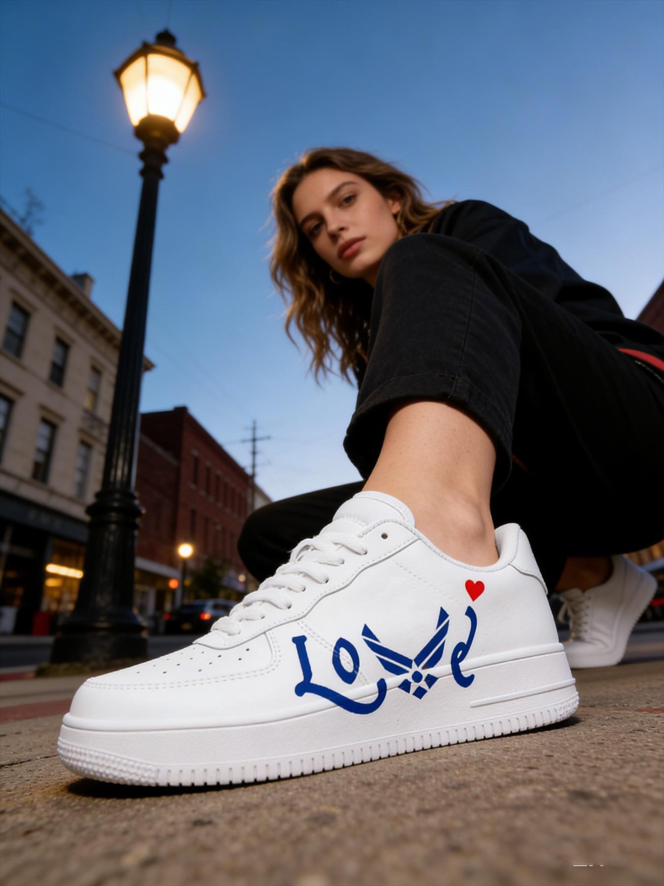 Customizable Sneakers for Men, Durable Anti-Slip Daily Commute Casual Shoes, Comfortable and Stylish Footwear for Everyday Use