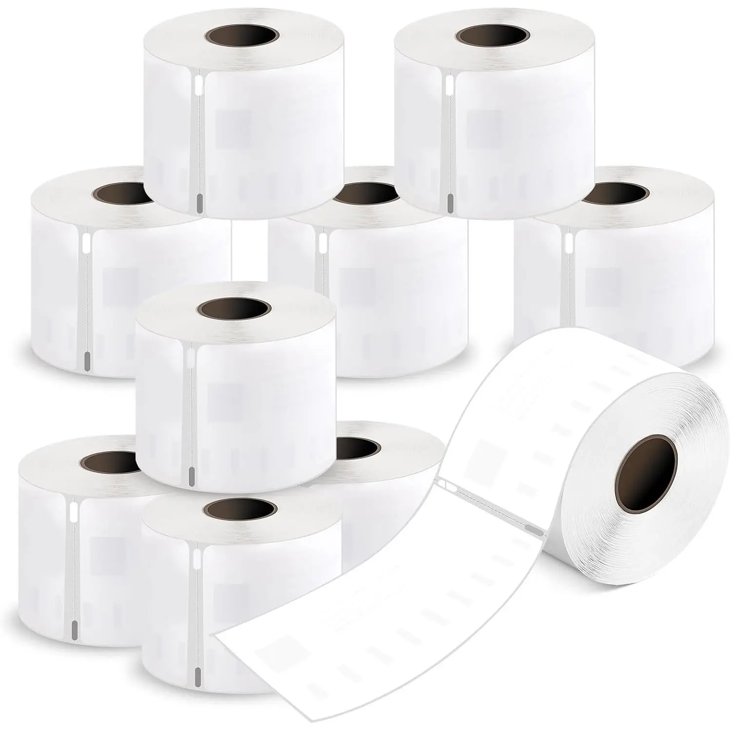 3000 Thermal Shipping Labels 2-5/16"x4, 10 Rolls for Rollo/Zebra | 10 rolls, Fit for DYMO 30256. Perforated easy-tear, strong adhesive. Fits Rollo, Zebra, Jadens, Nelko, Munbyn, Phomemo