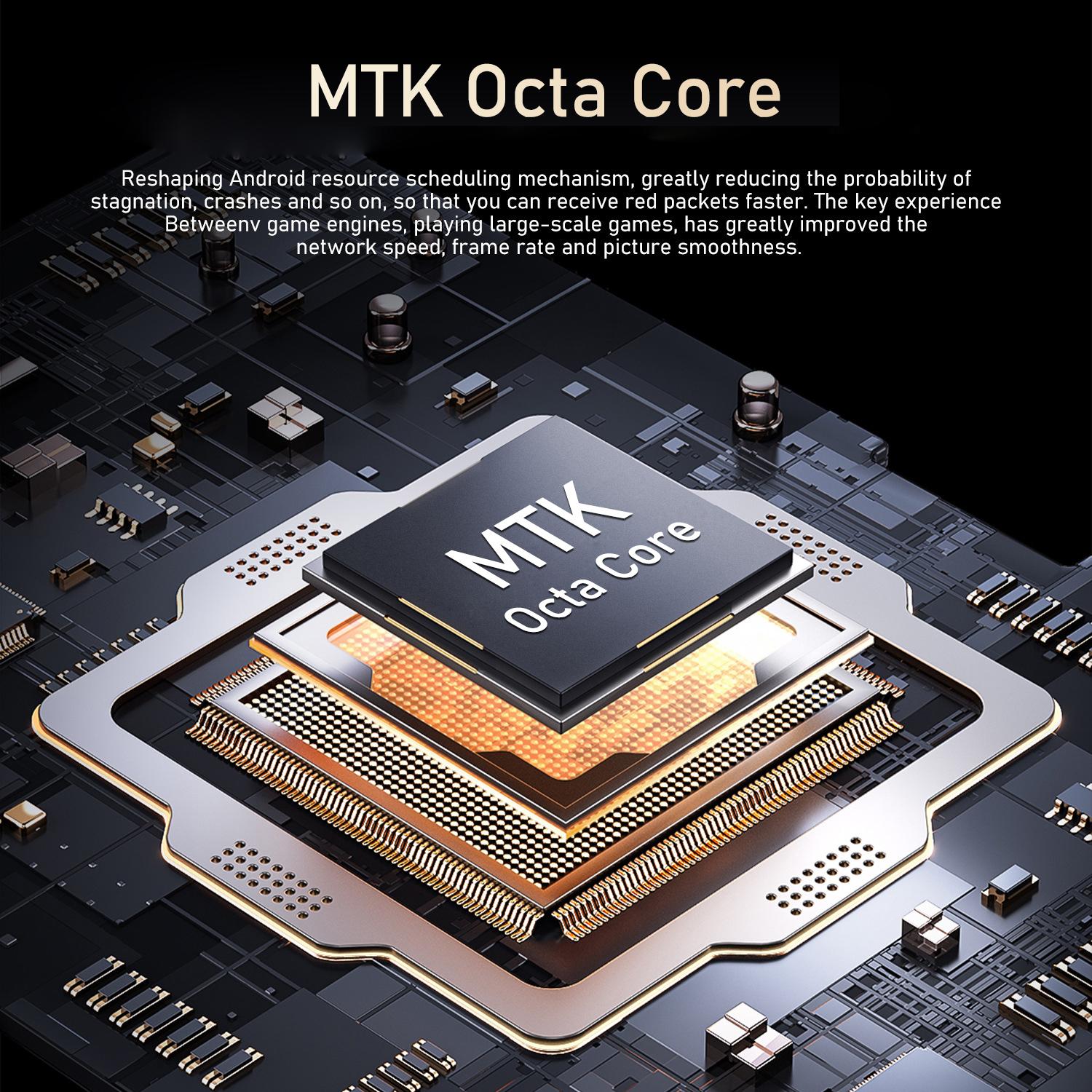 FUFFi-M17 Pro Android Touchscreen Smartphone, 128GB ROM 4GB RAM, Octa-Core Processor, 4G Network, 6.3-Inch Display, Dual SIM, Fashionable Design Cell Phone