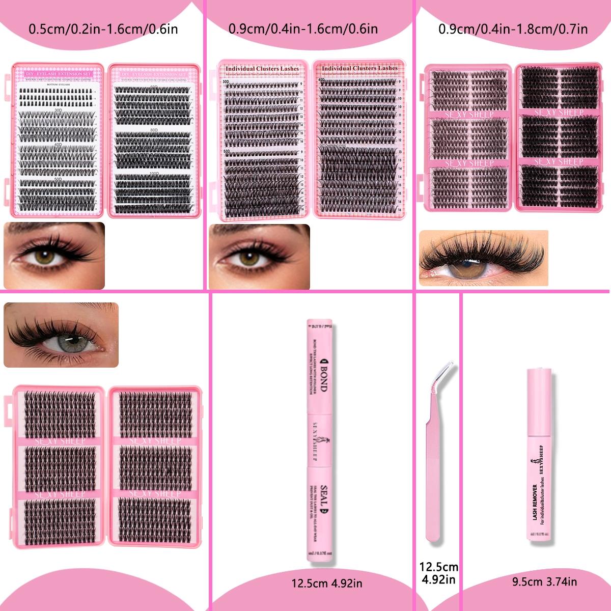 Lash Clusters | Fluffy False Eyelashes | Waterproof & Long-Lasting | Fashion Wet Look | Beginner-Friendly DIY | Salon-Grade Lash Extension Alternative | Flawless Voluminous Finish | Evil lash | Trendy Must-Have