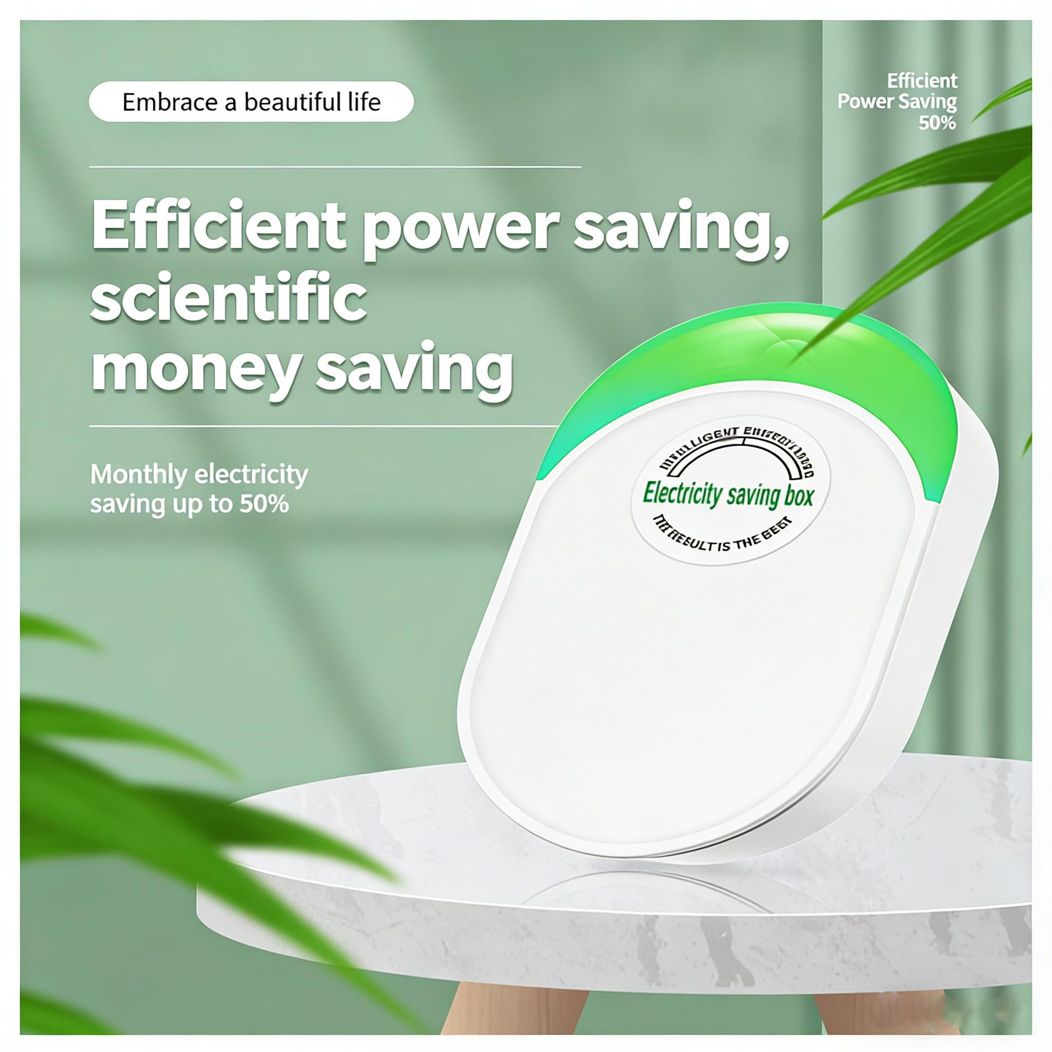 Energy Saver Box with Us Plug, 2026 Updated Design, Compatible with 90-250v Input Range