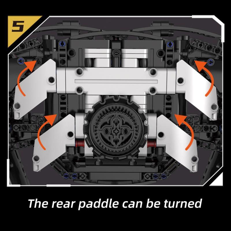 Race Car Steering Wheel Model Building Kit, DIY Building Model, Patience and Hand-Eye Coordination Exercise, Gift for Racing Enthusiasts, Ages 6+