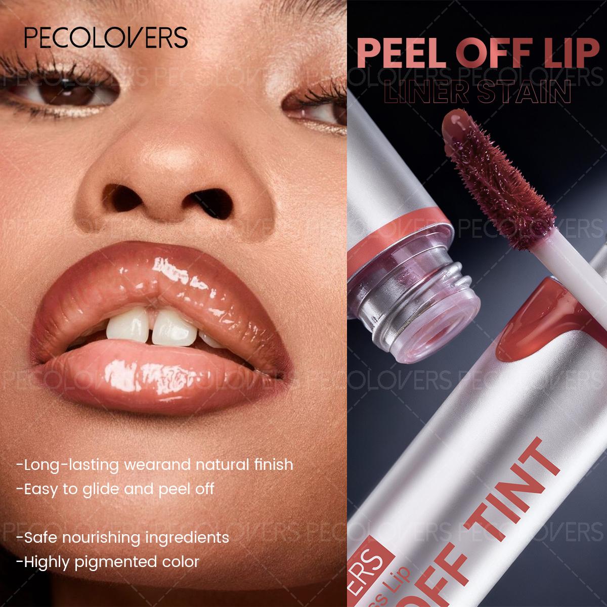 1pc Peel-Off Lip Liner Tattoo,Waterproof Long-Lasting Matte Lip Stain,Hydrating Makeup,Lip Liner & Gloss