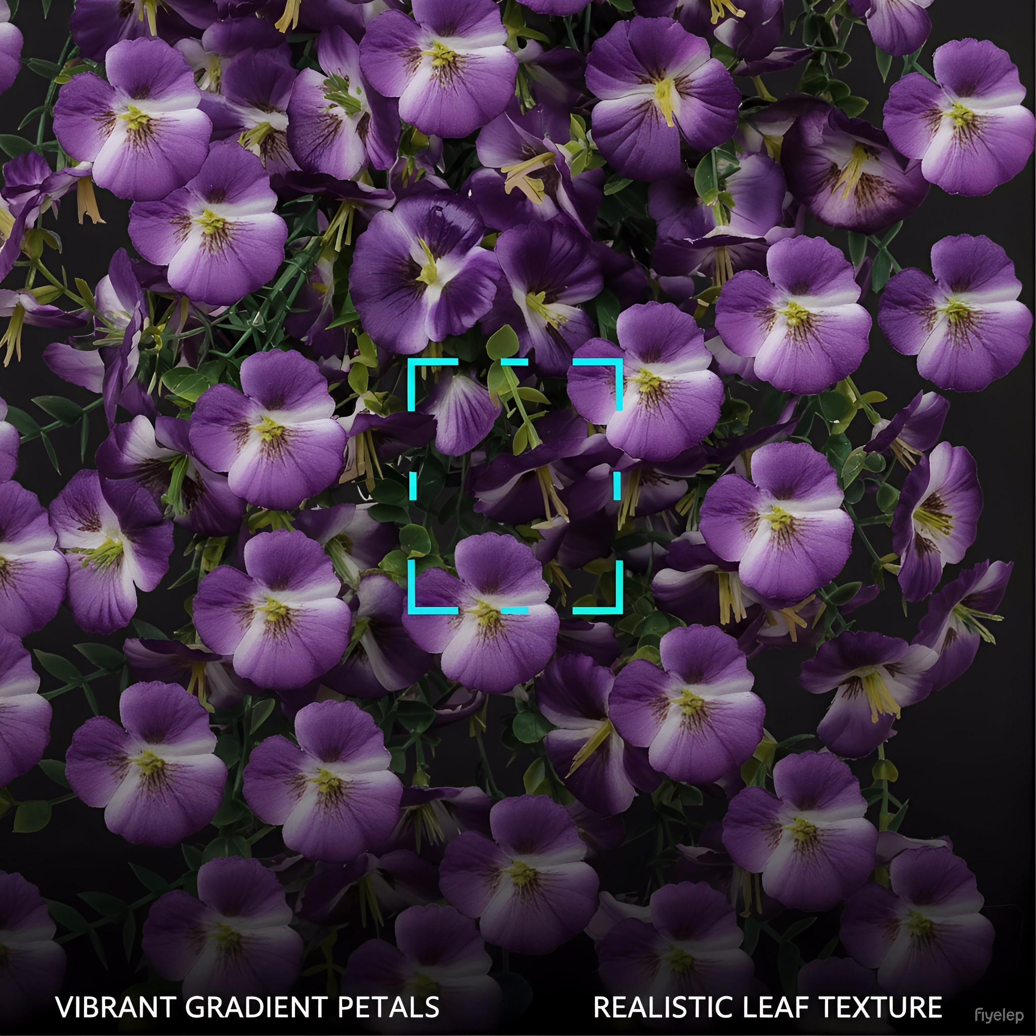 2 Piece Artificial Hanging Flowers, Fake Eucalyptus Violet Bougainvillea Vine UV Resistant, Wall Decor for Home Garden Wedding