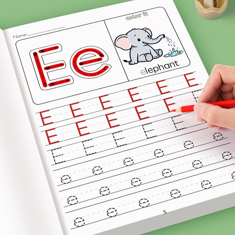 32-Page A-Z Alphabet Tracing & Writing Practice Book, Learning Materials, Tracing Preschool Books, Including Coloring, Uppercase And Lowercase Letters, And Phonics Practice, For First Graders, Ideal For Home Education And Classroom Use, Or As Easter Gift