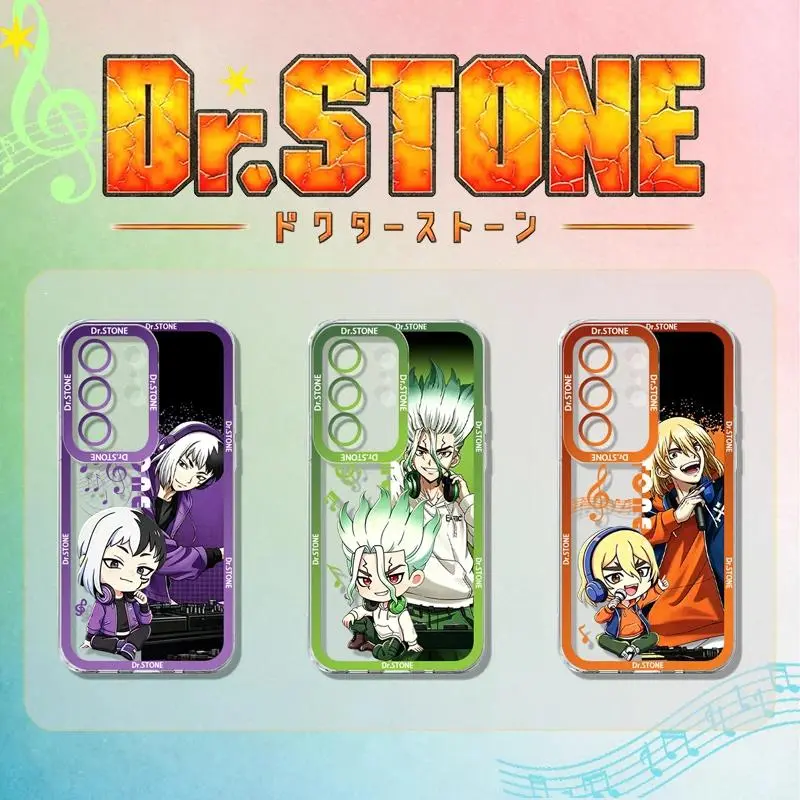 D-Dr.STONE Senku Ishigami Perfect Aesthetic Printed Soft TPU Case Anti Drop Full Protection Compatible with iPhone 17 16 15 14 13 12 11 Pro Max 17Air and Samsung S26 S25 S24 S23 S22 S21 FE Plus Ultra, Anime Fans