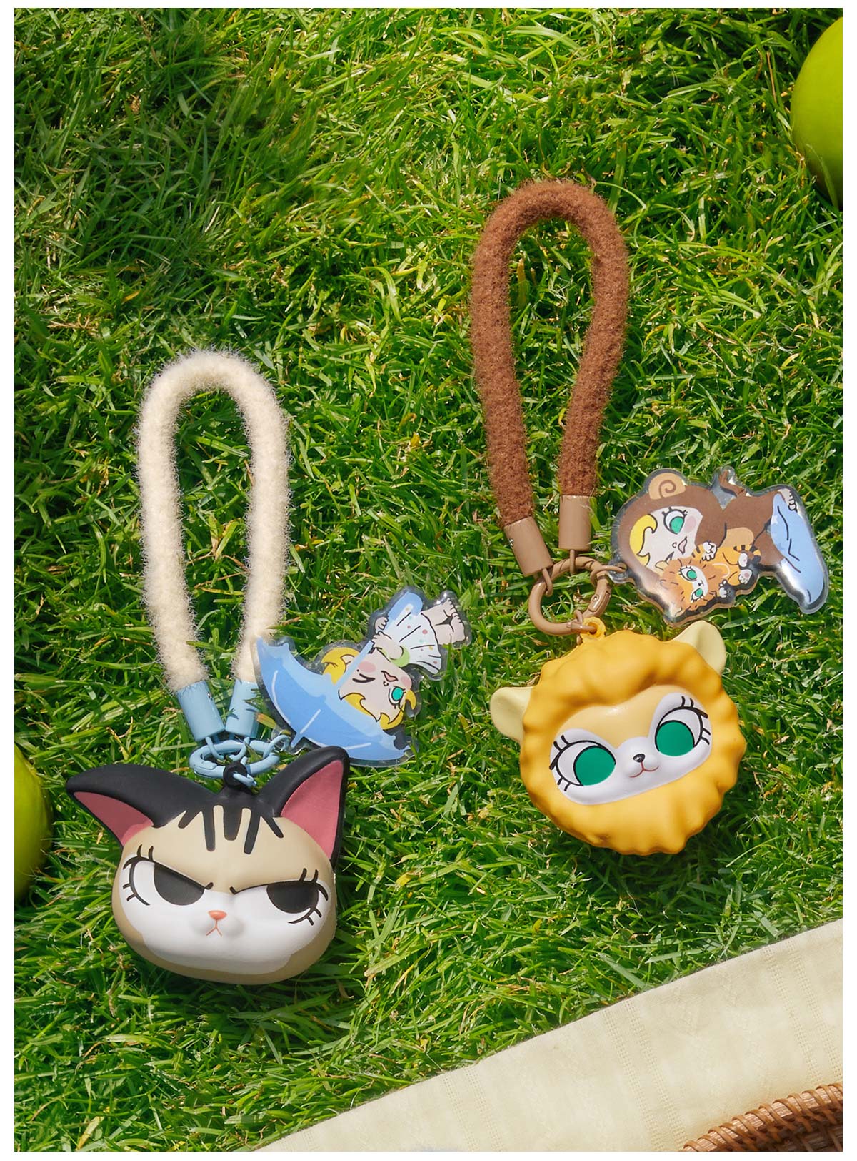 POP MART Baby Molly & Baby Tabby Series-Pinch Pendant Blind Box,Surprise Gift