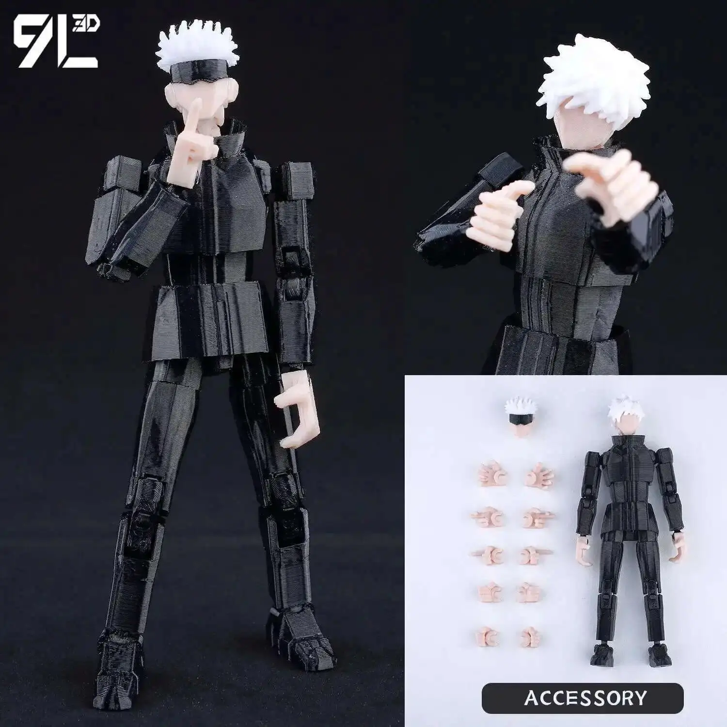 9L3D Jujutsu Kaisen Jogo Figure LUCKY13 Anime Mahoraga Collectible Toys Titan13 Multi-Jointed Poseable Fushiguro Desk Decoration