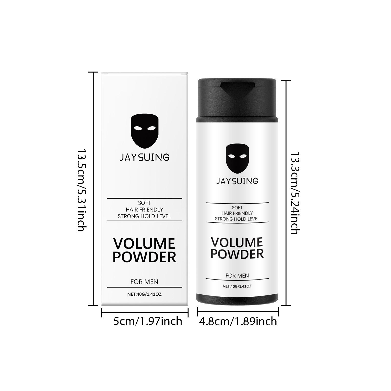 Jaysuing Hair Styling Volume Powder, Natural Freshness Volumizing Full Control Oil Absorption, Portable Hair Care Setting Powder