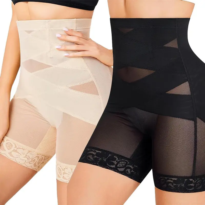 Shapewear Tummy Control Body Shaper High Waisted Butt Lifting Panties Shapewear Shorts Thigh Slimmer