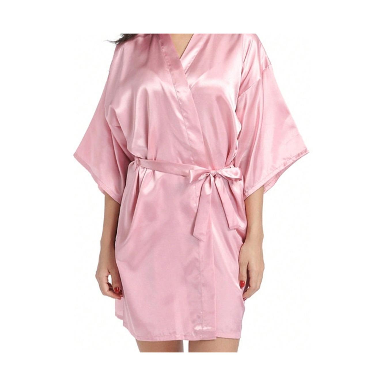 Silk Letter Robe for Bridesmaids, Wedding Morning Gown, Party, Bridal Ceremony Dress, Spring Summer Sleepwear, Gift Idea