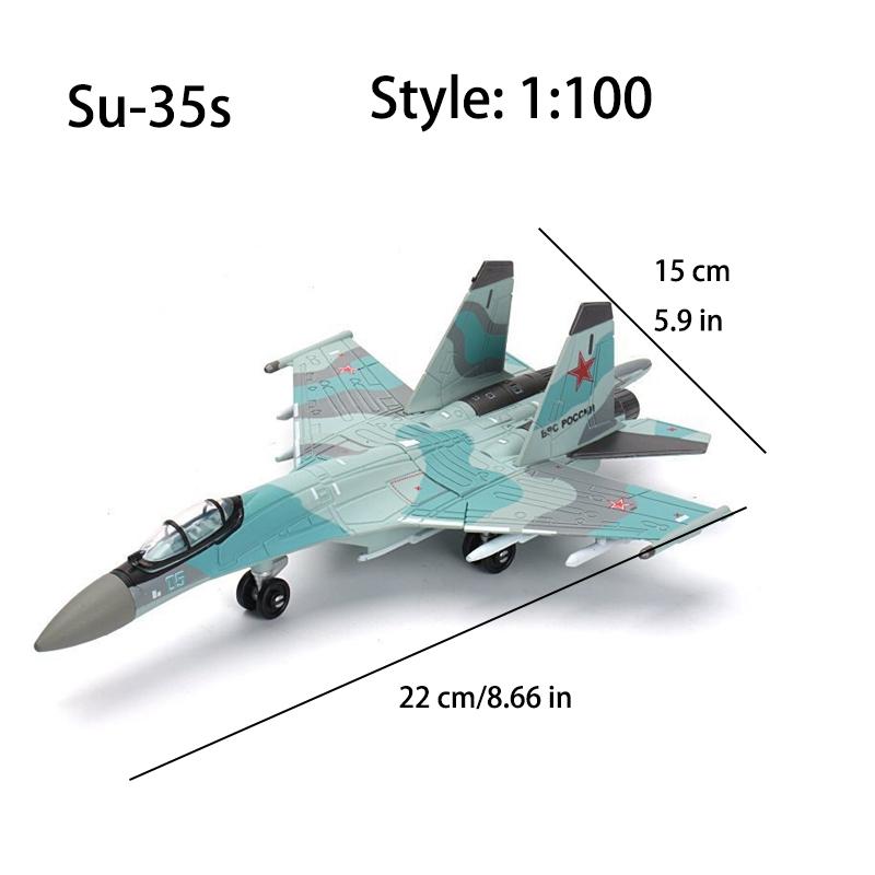1:72 Scale Fighter Jet Building Blocks, Plastic Building Blocks, Us F22 F35 F14 B2 Stealth Aircraft, Russian Su-35 Su-57 Model, Perfect Birthday Gift Toy