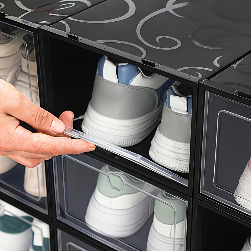 12piece high-value transparent shoe box | Stacking does not occupy an area, Drawer Storage Organizer