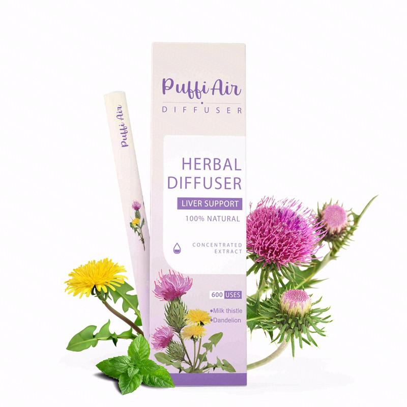 PuffiAir Natural Herbal Diffusers made of herbal extract for Lung support/ Energy boost/ Sleep / Relaz