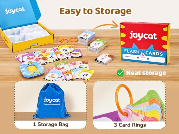 JoyCat English & Spanish Talking Flash Cards, Sight Words Game, Speech Therapy Toys, Autism Sensory Toy, Bilingual Language Toys, Phonics Flashcards