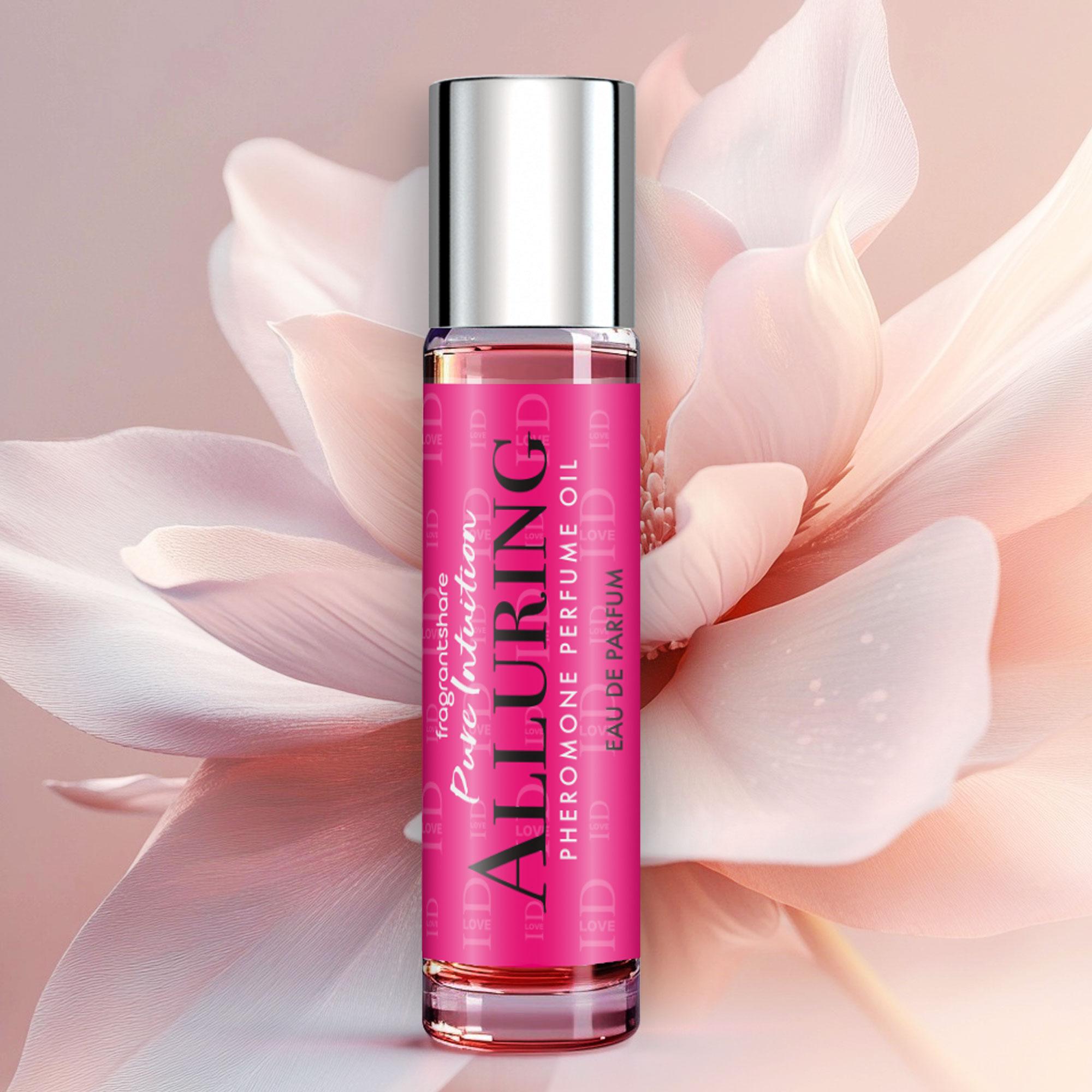 Fragrantshare0.34 fl oz (10 ml) Alcohol-Free Pheromone Roll-On Perfume: Long-lasting floral notes that enhance feminine charm— Ideal for dates, travel companion, everyday elegance, Date night fragrance, travel perfume, Classic fragrance, soft and delicate