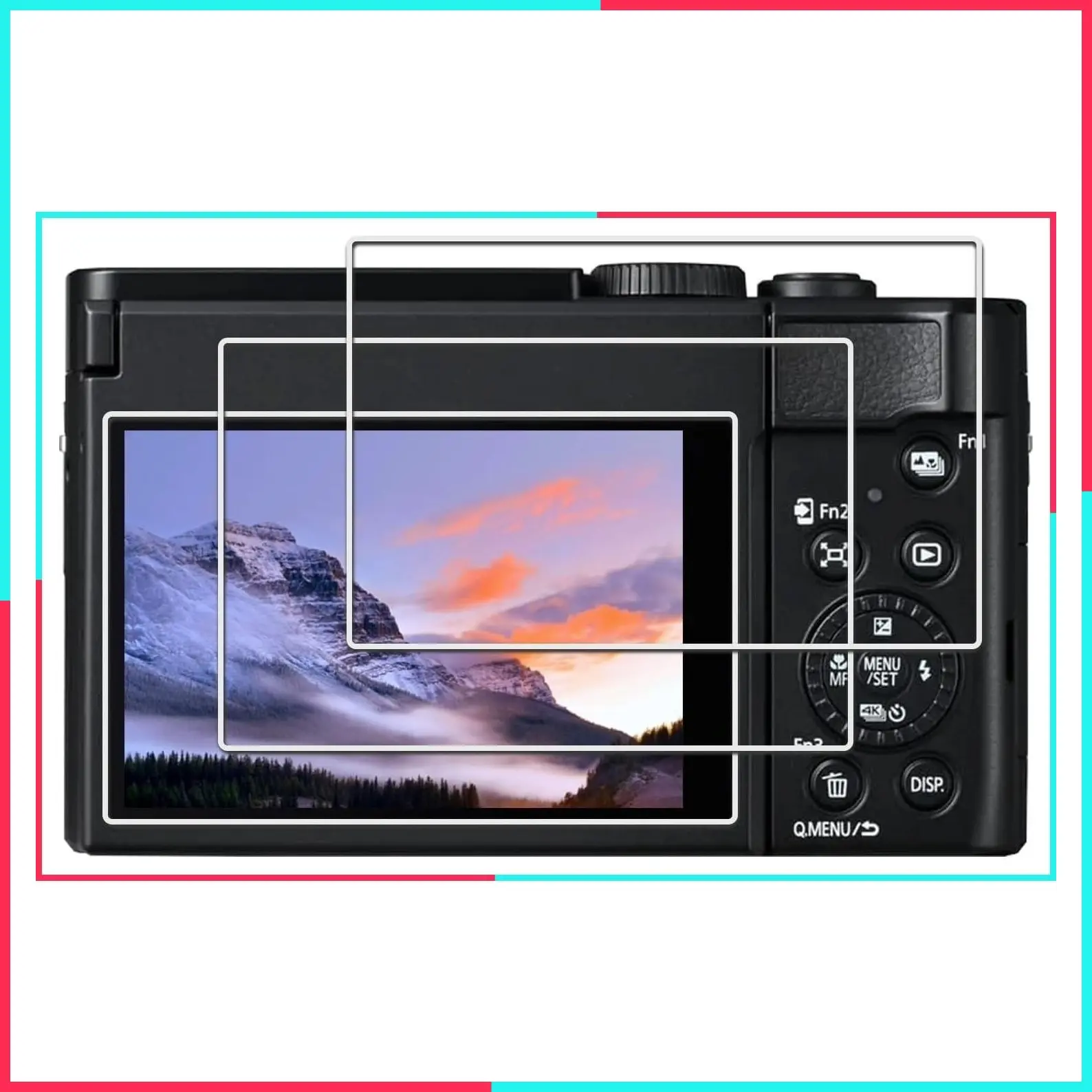 3 Pack Camera Screen Protector Compatible with Lumix DC-ZS99/ZS300