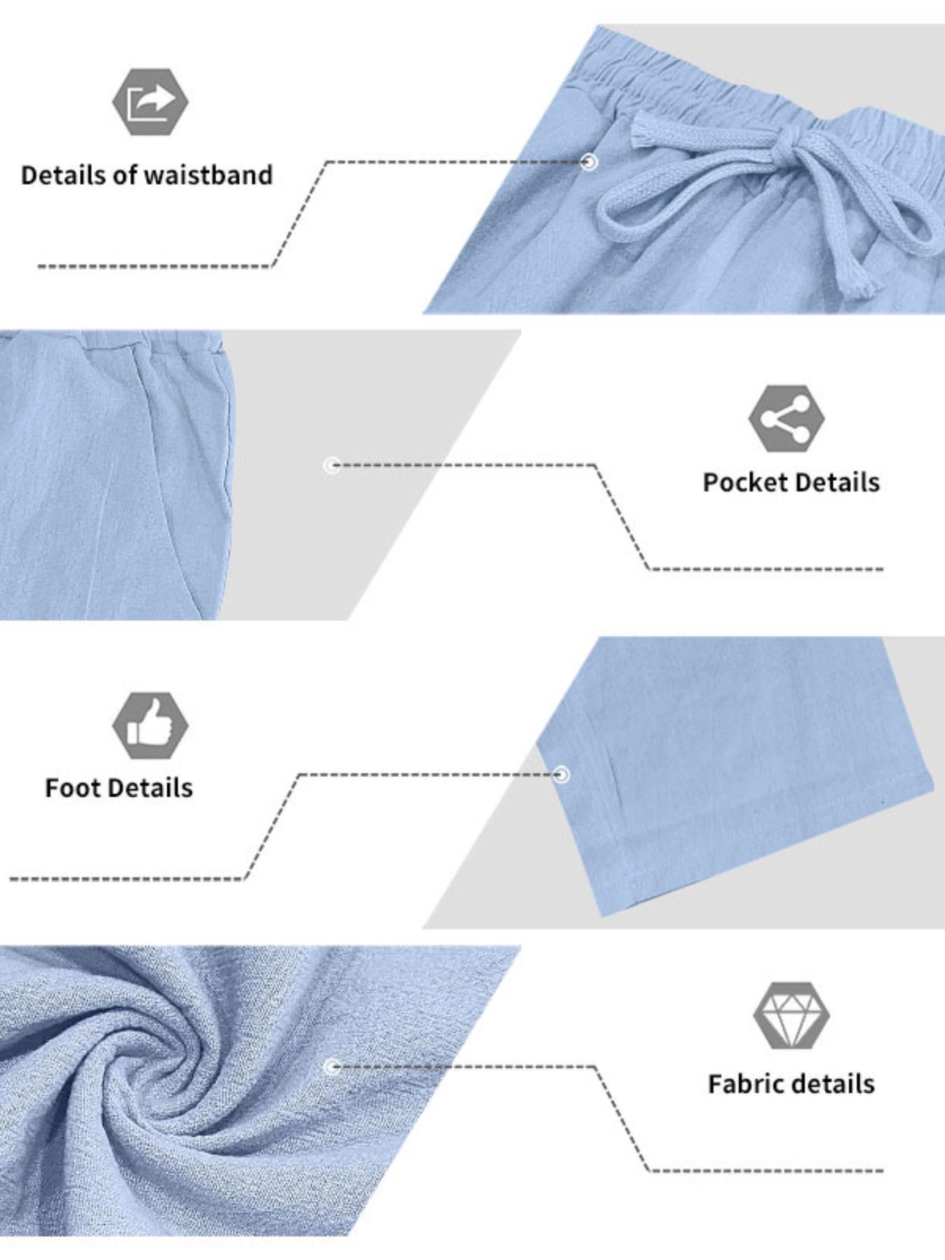 Men's Casual Linen Outfit, Loose-fit Henley Neck Long Sleeve Shirt and Pants, Comfortable and Fashionable Co-ord Set for Tropical Summer, Suitable for Beach, Vacations and Daily Wear Top
