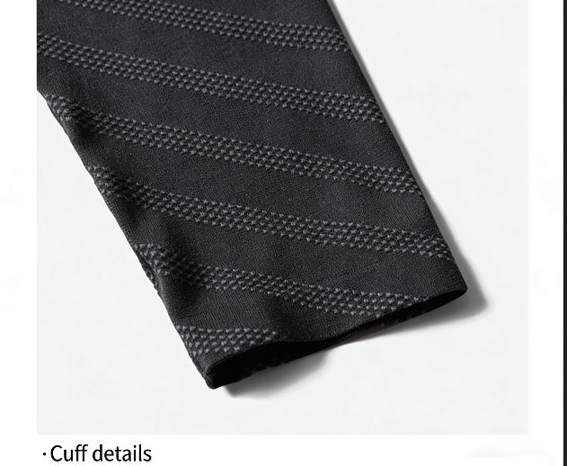 LiveGreat Men's 2026 Spring Autumn T-Shirt, High Stretch Seamless Jacquard Antibacterial Deodorant Sports Tee