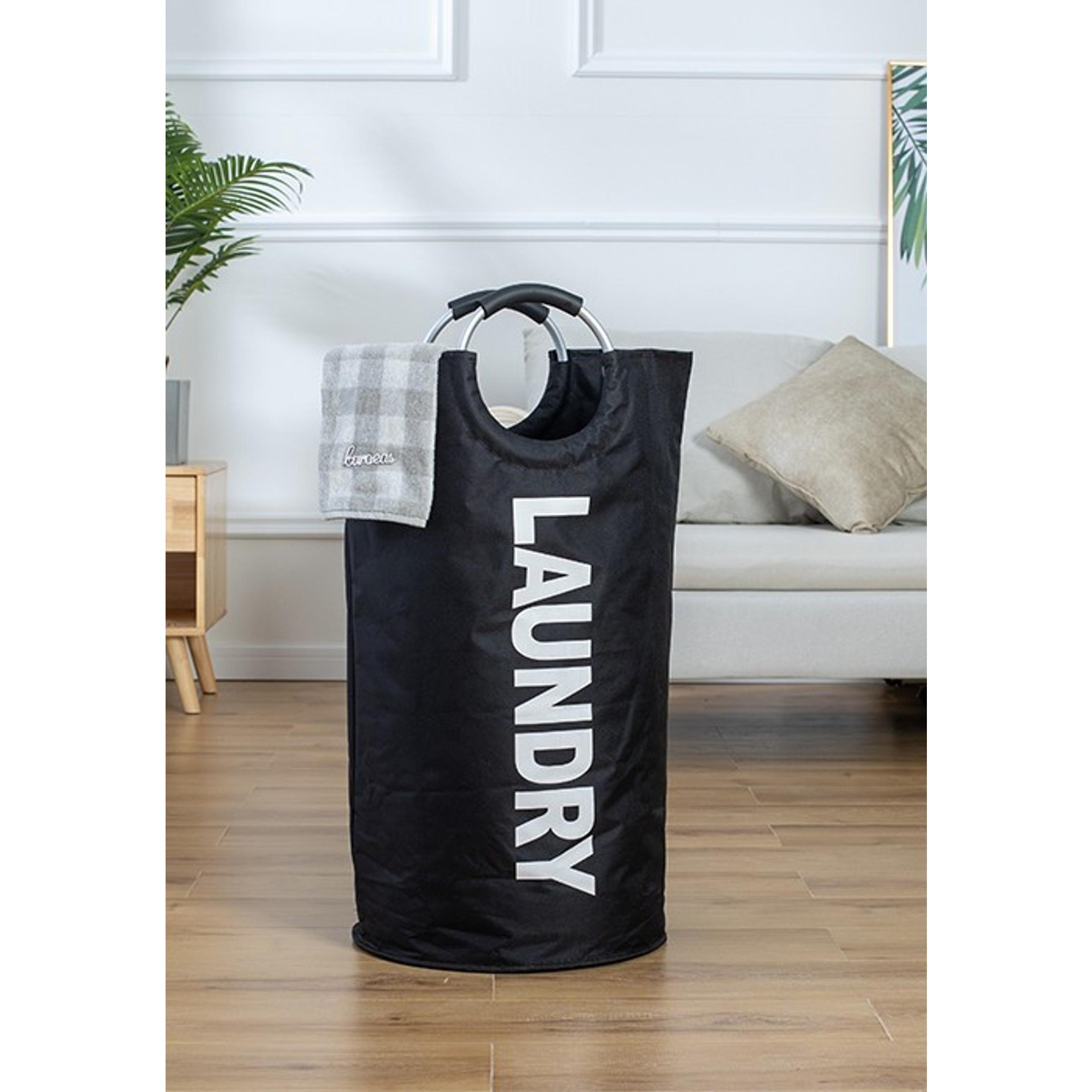 90L Waterproof Collapsible Laundry Basket with Padded Handles, 13 Colors, Easy Storage Laundry HamperGift