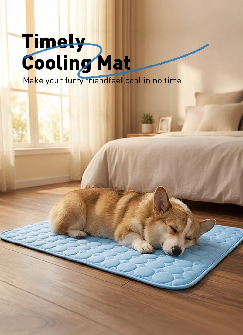 Cat Cooling Mat Cat Blanket, Waterproof Cat Bed, Cat Igloo Bed, Crate Mat, Car Dog Bed, Indestructible Dog Bed, Washable Pet Sleeping Pad For Small, Medium, Large Dogs & Cats (Indoor/Outdoor), Soft & Cool, Cat Dog Bed XL. Breathable & Anti-Slip Bottom,Dur