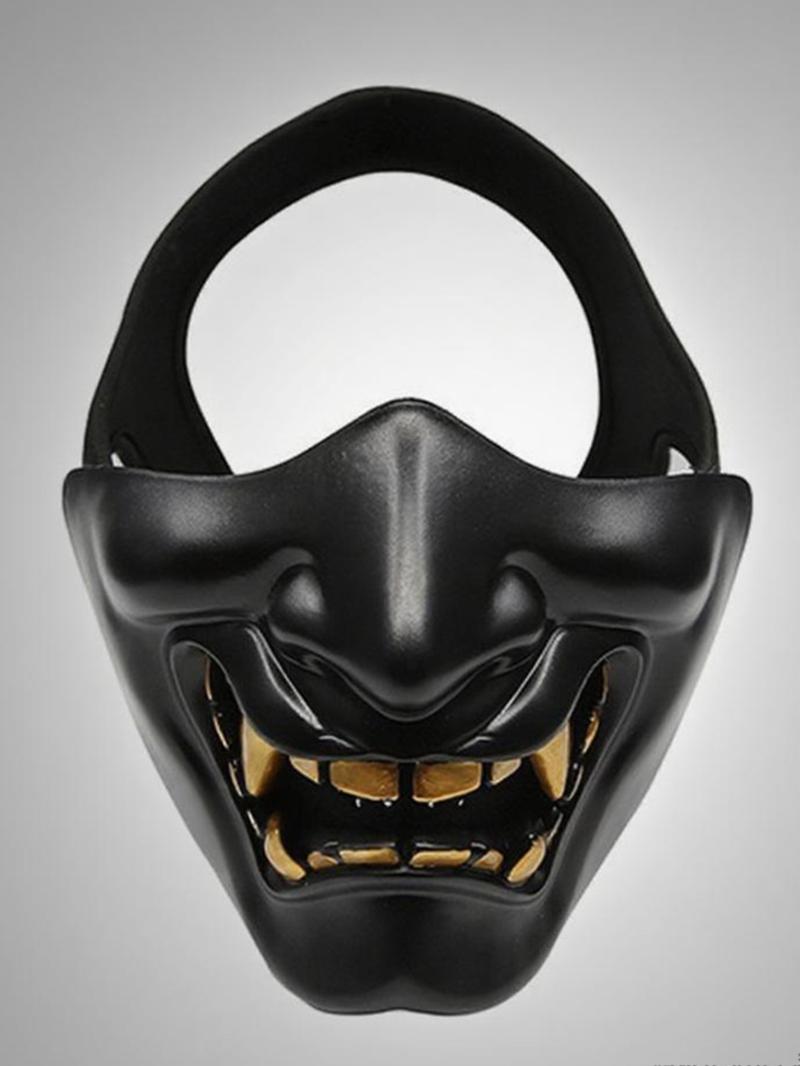 New Tactical Half-Face Mask, Halloween Ghost Face Costume, Outdoor Cycling Protection, Unisex Personalized Gear, Party Accessory