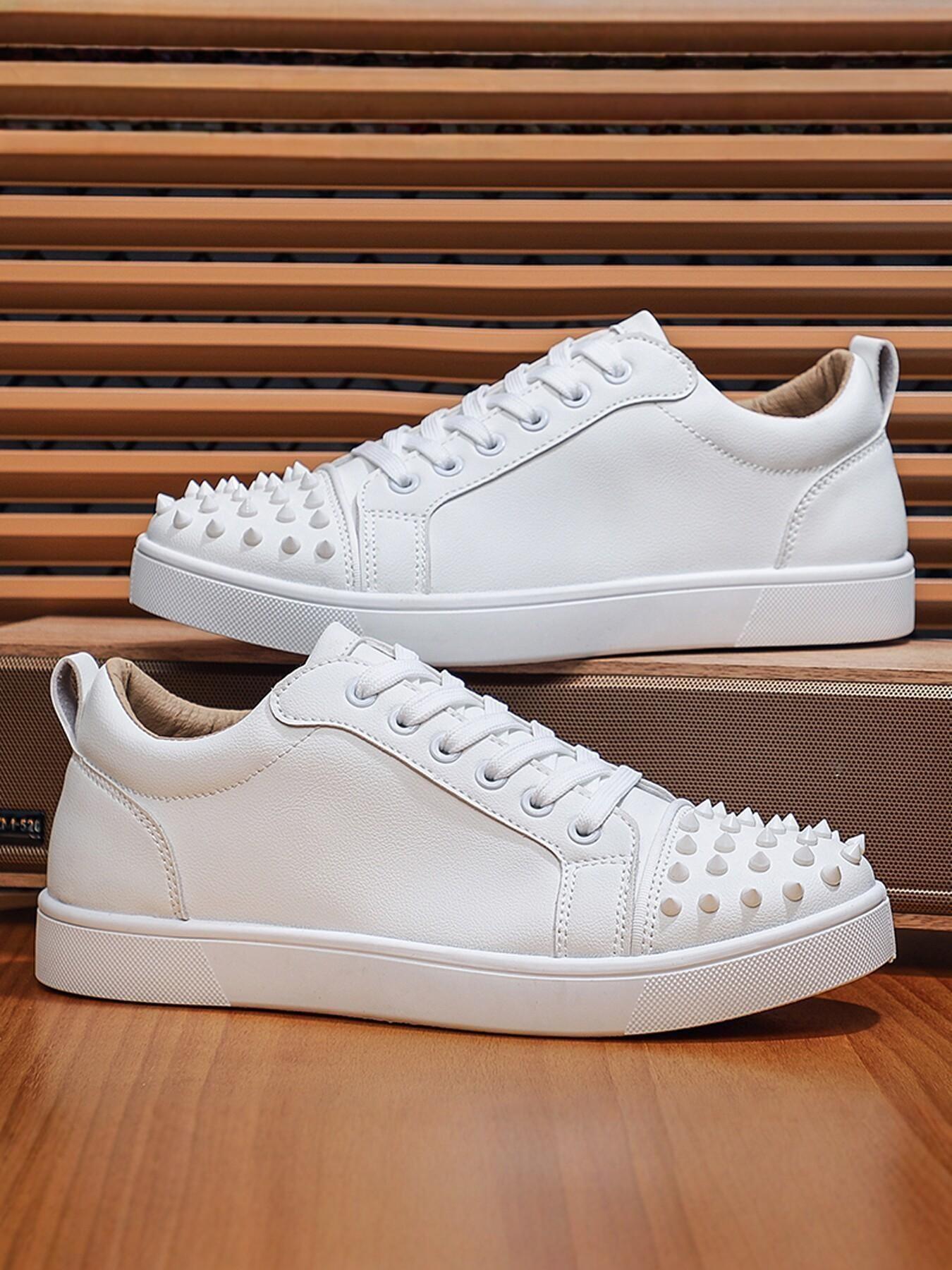 Men's Fashion Simple Rivet Board Shoes, Options, Sizes 39-44, All Seasons, Versatile Outdoor Wear