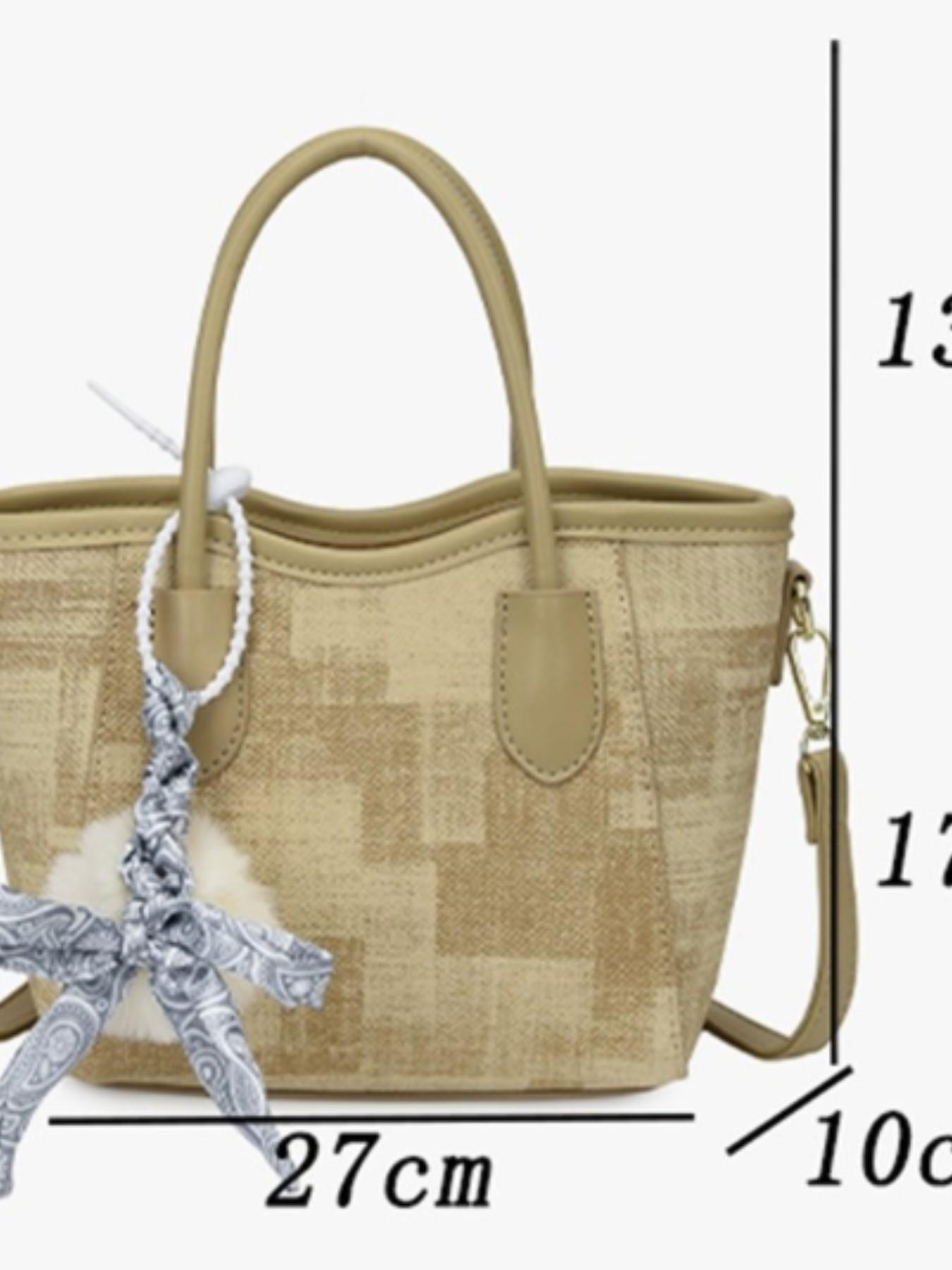 Unique Design Bucket Bag for Women, 2026 New Single Shoulder Crossbody Bag, Simple Casual Elegant Trendy Handbag for Ladies