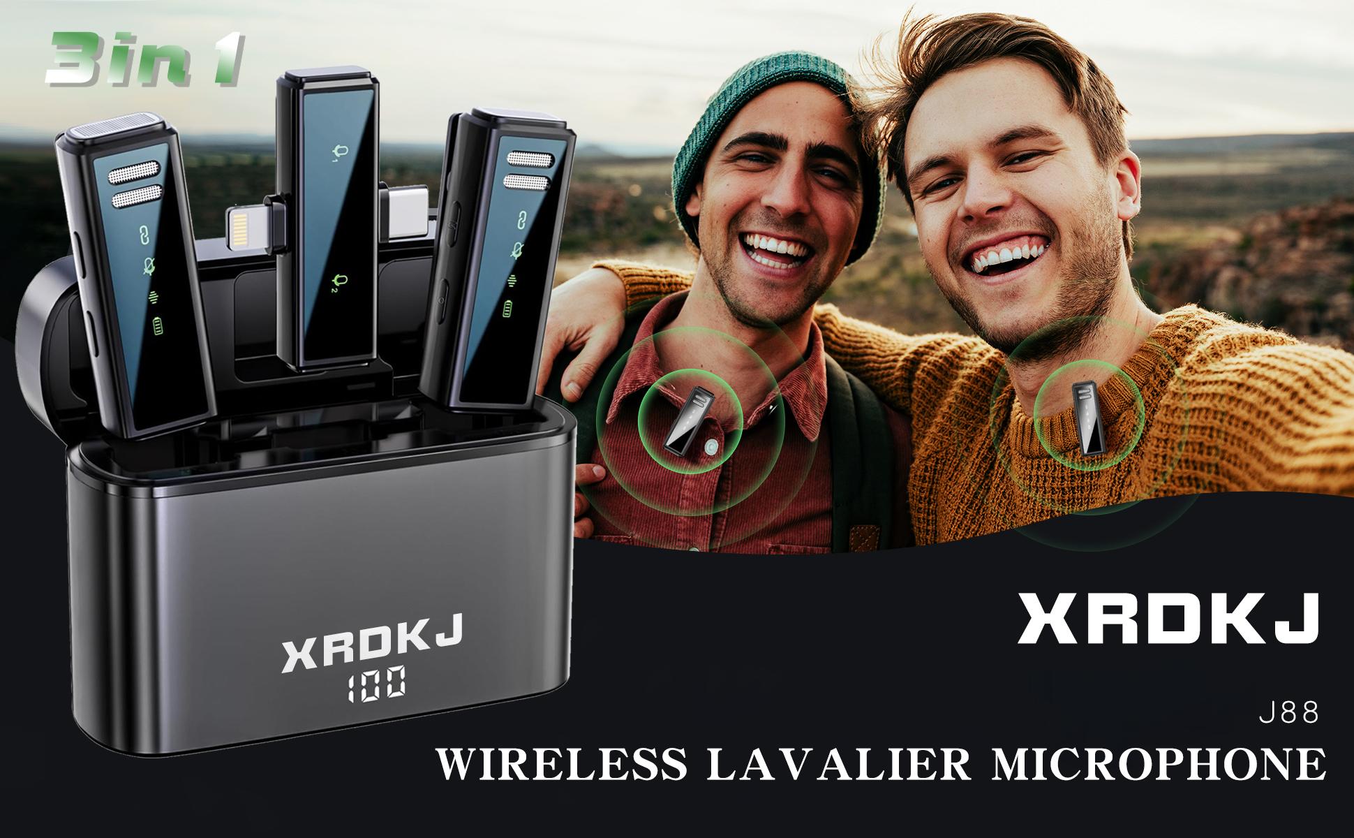 mini Wireless Lavalier Microphone for iPhone iPad Android PC, with Charging Case 7H Clip on Lapel Microphone Wireless for Video Recording Vlogging, YouTube, Interview mini Wireless Lavalier Microphone for iPhone iPad Android PC, with Charging Case 7H Clip on Lapel Microphone Wireless for Video Recording Vlogging, YouTube, Interview