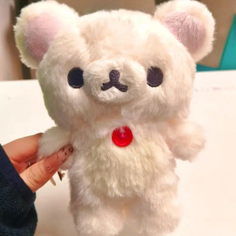 20cm Rilakkuma Plush Doll Long Haired Series Super Soft Kawaii Cartoon Bear Cute Stuffed Animal Basic Style Kids Gift