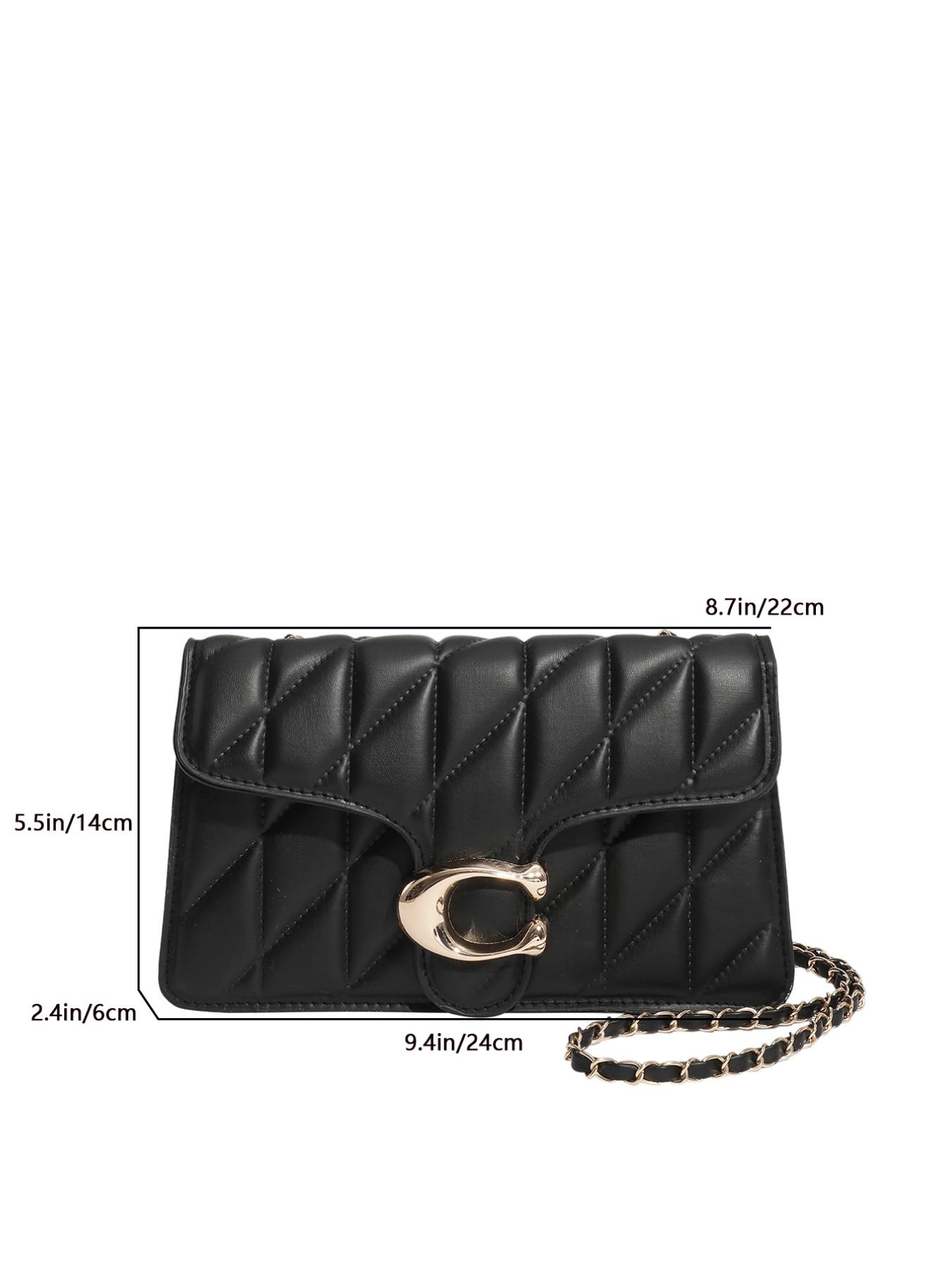 New Simple Crossbody Shoulder Bag, Large Capacity Plaid Design, Elegant Commuter Bag, All Seasons Casual Style, Adjustable Strap