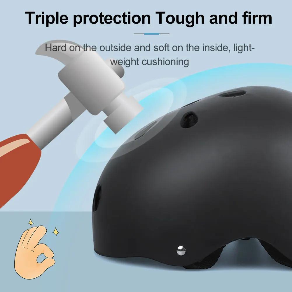 Children's bicycle helmets, adjustable helmets, multi-functional sports helmets, suitable for children to teenagers, in two sizes, Sports Protective Gear