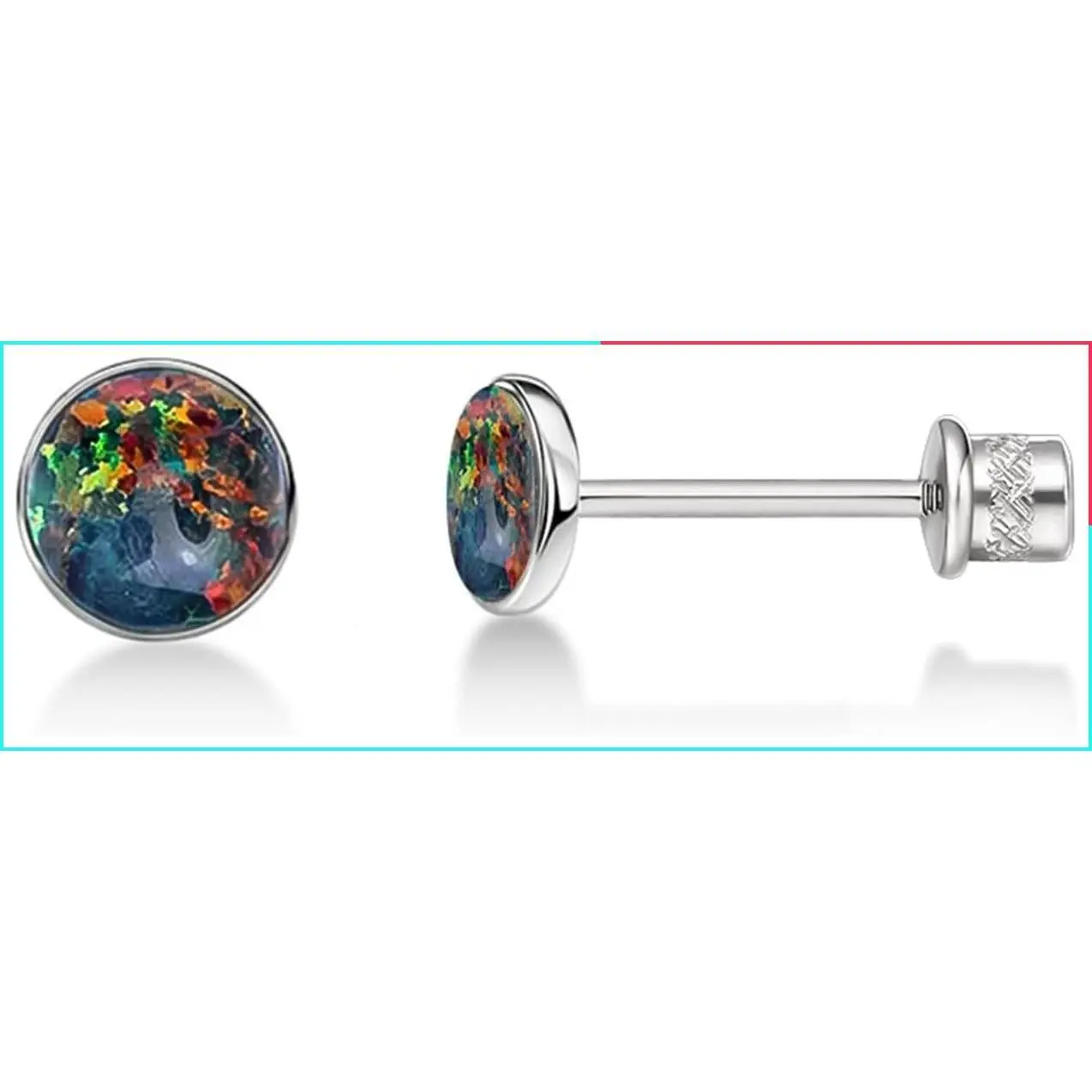 Hypoallergenic G23 Implant-Grade Titanium Screw Back Earrings for Tragus, Helix & Cartilage Piercing – F136 Post for Sensitive Ears
