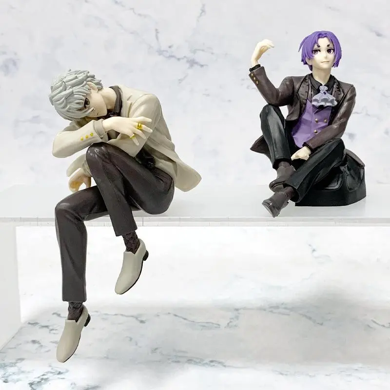 2026 Hot selling toys Blue Lock Anime Reo Mikage Seishiro Nagi Sitting Pose Noodle Stopper Figure Model Trendy Toy Decoration Collectible for Fans Internet-famous toy