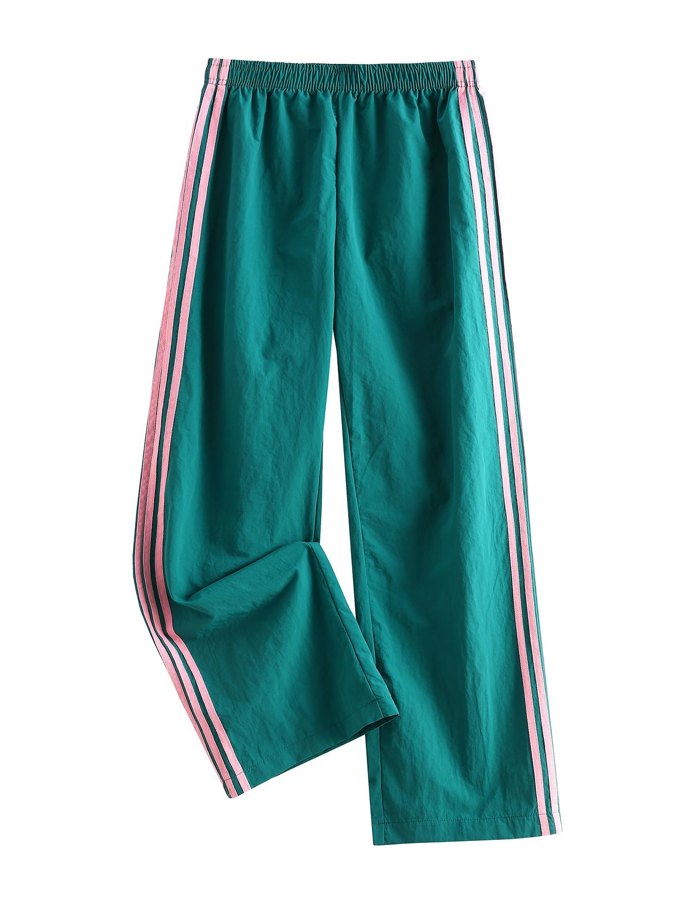 Women's Camo Wide Leg Pants with Pockets, Loose-Fit Adjustable Drawstring Waist, Casual Fashion for Spring Summer Fall, Adult Clothing