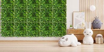 Grass Wall Panel Backdrop Wall,Artificial Green Plant Home Hanging Decoration,Indoor Outdoor Backyard Garden Fake Hedge room decor 20*20" 6 Pack