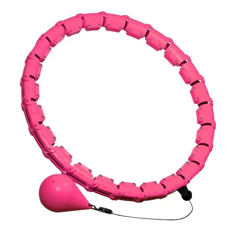 Jkshmyt 47-Inch Round Exercise Circle, 24 Detachable Links, Weighted Circle for Women and Beginners, Ideal for Fitness Training