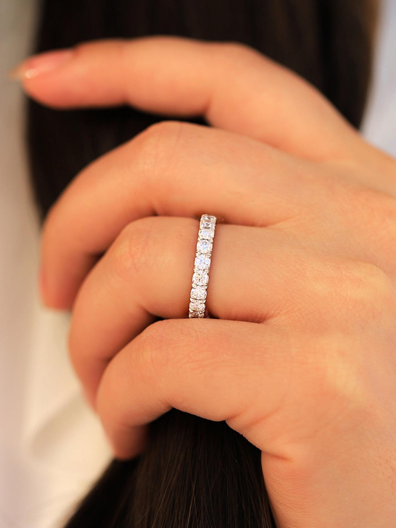 S925 Sterling Silver Fashion Artificial Zirconia Ring, Stackable Ring, Fashion Jewelry for Party, Daily Clothing Decor, Trendy All-match & Exquisite Jewelry for Birthday Gift