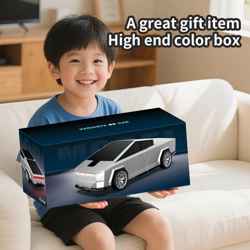 Cool Remote Control Transformable Car, Tesla Model S Replica, One Button Transformation, Rechargeable Battery, Gift Box Included