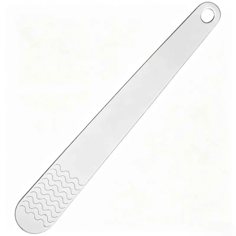 1/2Pcs 304 Stainless Steel Dumpling Filling Spoon Anti-Slip Wave Pattern Stuffing Scoop Household Bun Wonton Filler Mixing Tool