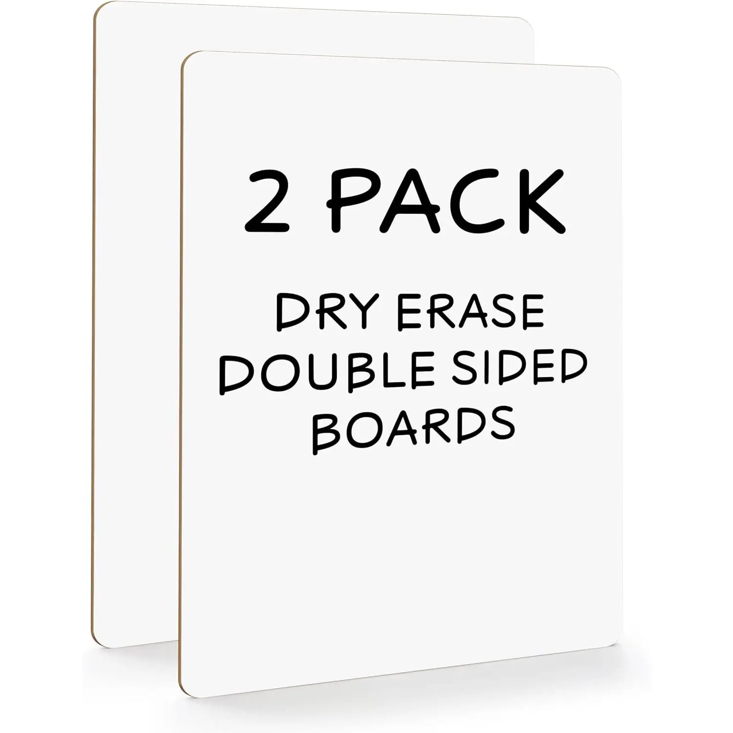 Small Dry Erase Boards 2 Pack 9x12 Double Sided Whiteboard | Double Sided White Boards, Wipes Clean No Ghosting, Sturdy Engineered , For , Students, , Office and Kitchen